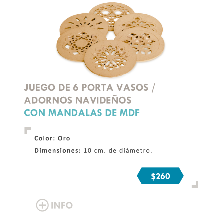 Porta vasos Oro