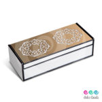Caja Rectangular Mandala Oro